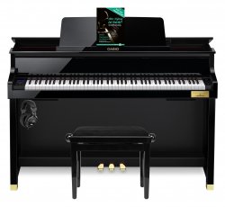 Casio GP-510 Celviano Hybrid Digitalpiano Set schwarz Hochglanz
