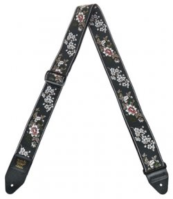 Ernie Ball E-Guitar Strap White Blossom