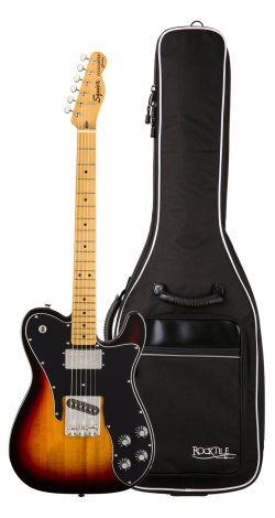 Fender Squier Classic Vibe '70s Tele Custom MN 3CS Gigbag Set